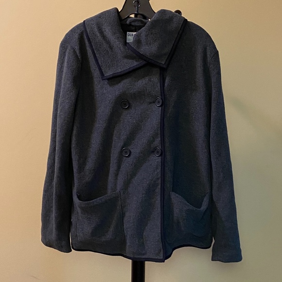 Old Navy Women's Fleece Double-Breasted Jacket (M) - Picture 2 of 9